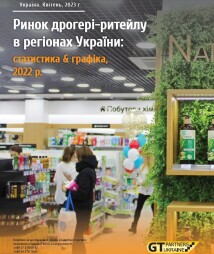 Рынок дрогери-ритейла в регионах Украины: статистика & графика, 2022 г.