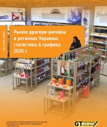 Рынок дрогери-ритейла в регионах Украины: статистика & графика, 2020 г.