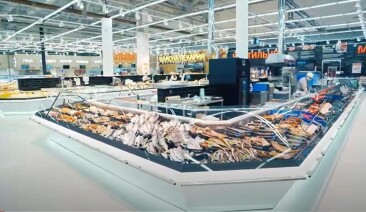 Эффективная реновация Велмарт: четыре масштабных зоны гипермаркета оснащены холодильными витринами Aisberg в эргономических модификациях