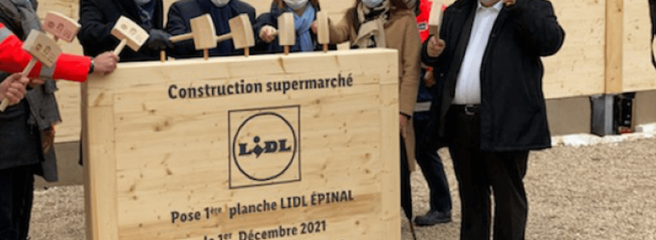 Lidl строит экспериментальный полностью деревянный магазин