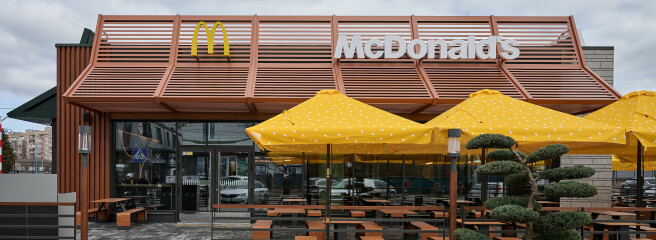 McDonaldʼs открыл первый ресторан в Ирпене