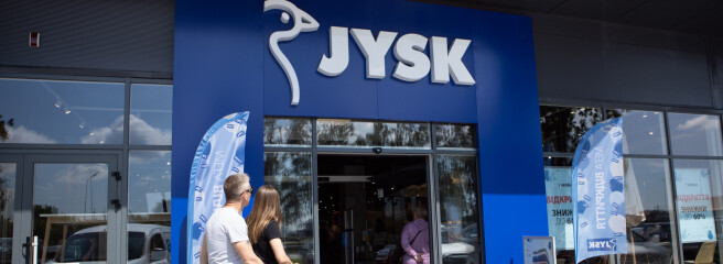 JYSK продовжує діяльність і розвиток в Україні: працює 77 магазинів