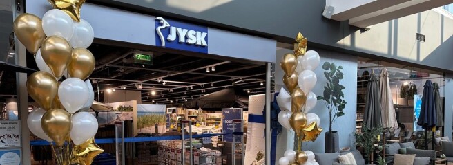 JYSK обновил магазин в ТРЦ «Квадрат» в Киеве — что изменилось
