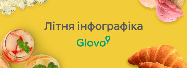 Лето из Glovo: что и когда заказывают украинцы в приложении