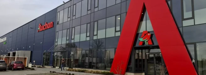 Auchan запускає революційний автоматизований склад для онлайн-торгівлі у Польщі