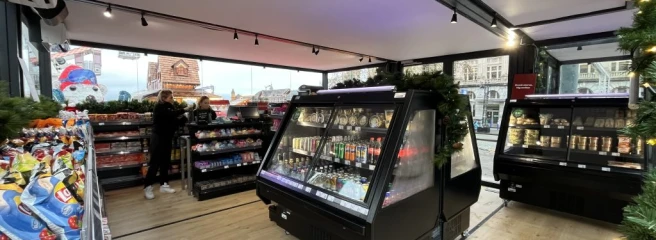 Carrefour тестує мобільний магазин The Box у Брюсселі