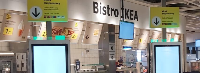 Мережа IKEA тестує нову систему замовлення та оплати їжі в ресторанах та бістро барах