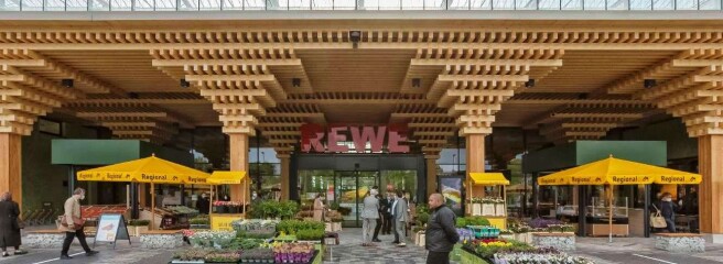 Магазин будущего от Rewe: разведение рыб и флороферма на крыше