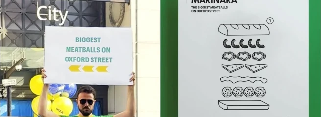 Subway устроил батл на открытии нового магазина IKEA в Лондоне