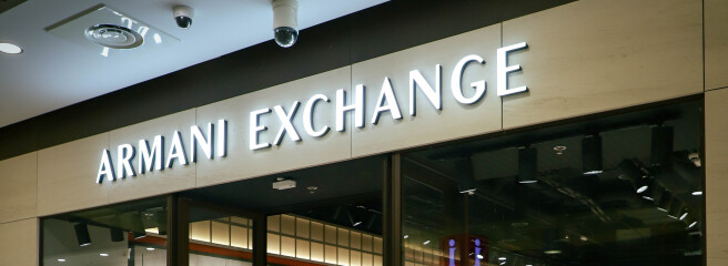 В Україні відкрився офіційний магазин Armani Exchange