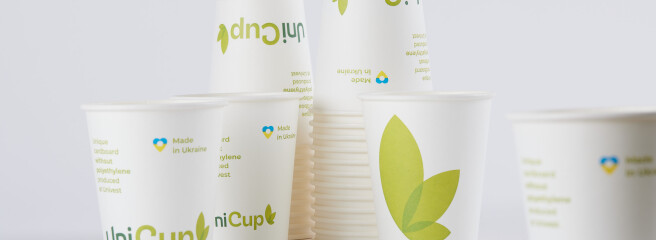 UniCup від Univest — перший в Україні стакан без пластику