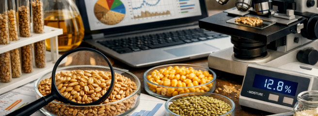 Оборудование для анализа масличных культур в лаборатории