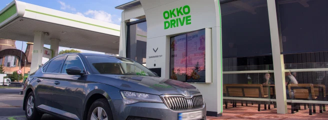 АЗК ОККО запустила сервис ОККО Drive еще в двух локациях