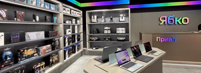 132-й магазин мережі Ябко у Борисполі — новий простір особливої техніки у ТРЦ AeroMall