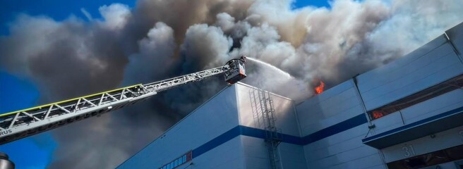 Російська атака пошкодила склади «Фори», VARUS та «Файних Льодів» на Київщині