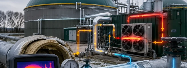 Скільки тепла з’їдає біогазова станція: тепловий баланс без ілюзій
