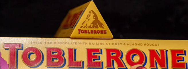 Через закони Швейцарії з упаковок шоколаду Toblerone зникне пік Matterhorn