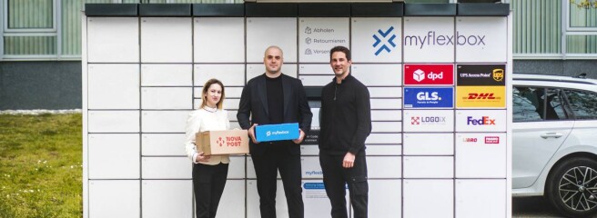Nova Post розпочала партнерство з поштоматами myflexbox в Австрії