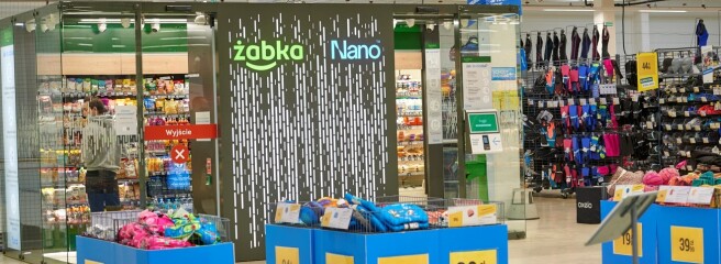 Польська Żabka відкриє автономні магазини Nano усередині інших магазинів. Клієнт увійде туди за допомогою платіжної картки
