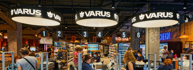 VARUS открыл обновленный супермаркет в Днепре после реставрации