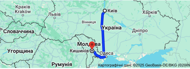 Таксі Київ — Кишинів: зручний маршрут між Україною та Молдовою