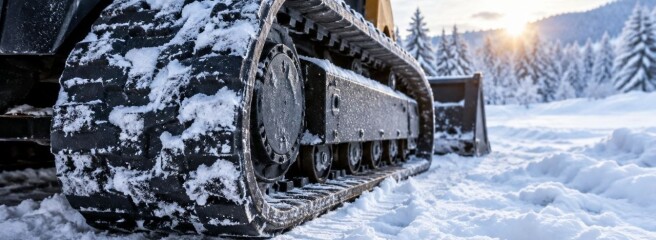 Експлуатація гумових гусениць взимку: що насправді ламає трак у мороз